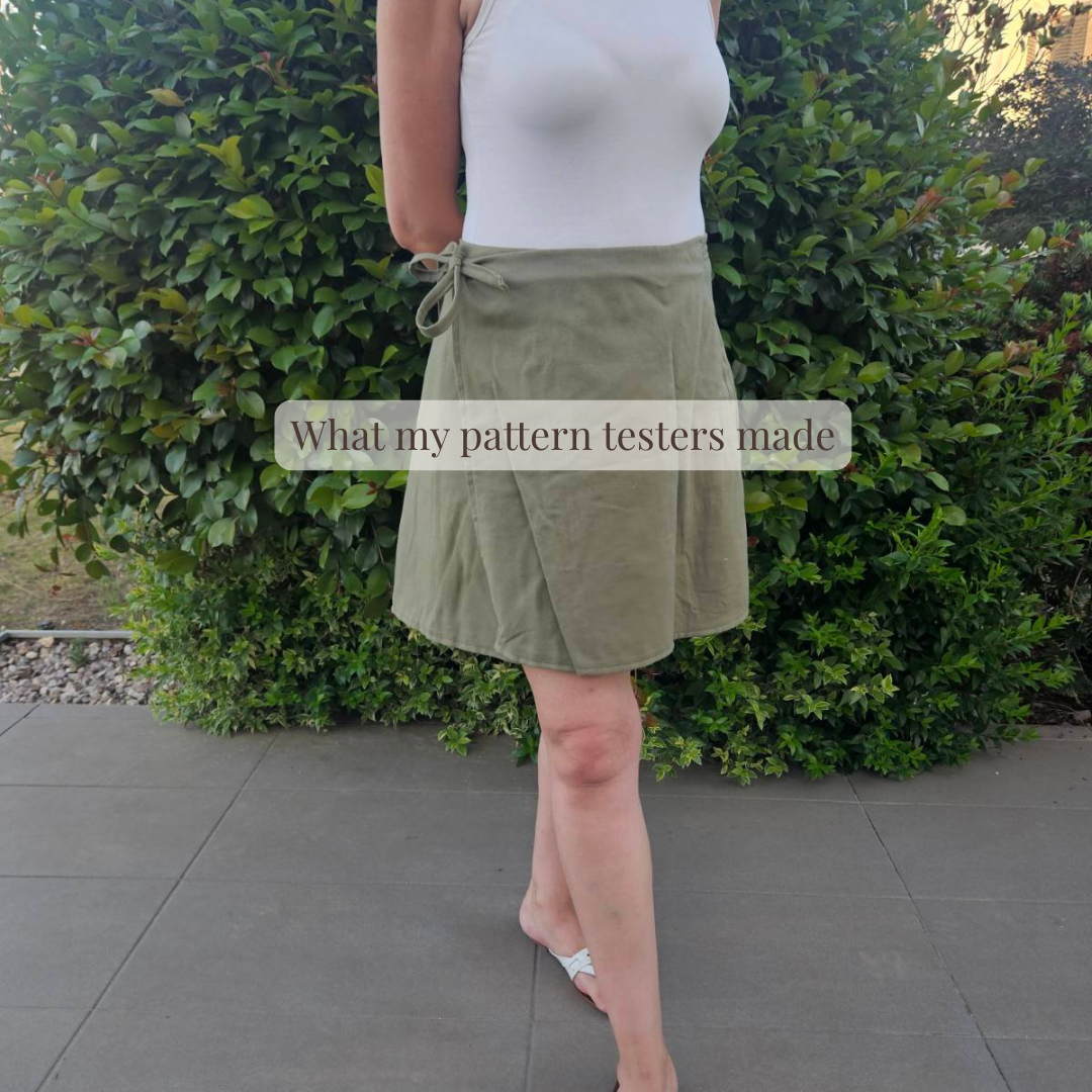 Flora Wrap Skirt - Digital Sewing Pattern