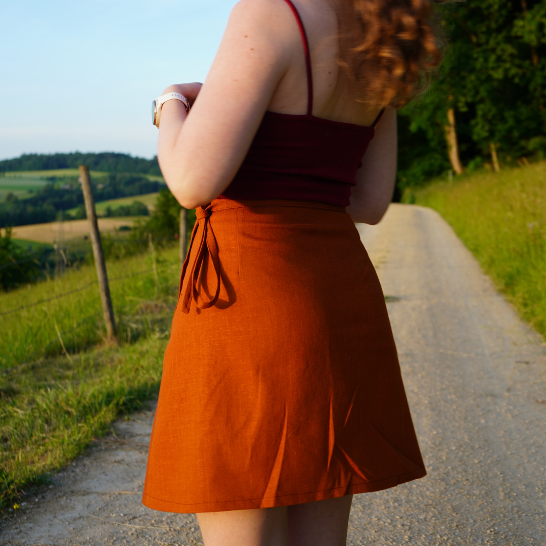 Flora Wrap Skirt - Digital Sewing Pattern